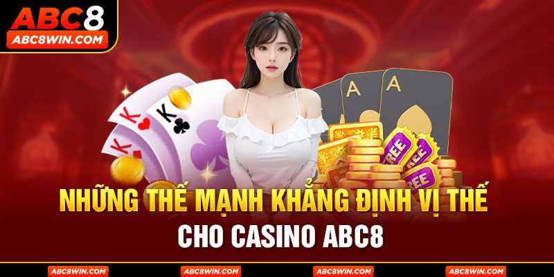 Những sảnh game khẳng định vị thế nhà cái ABC8