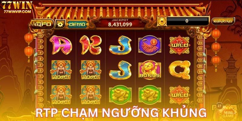 RTP chạm ngưỡng khủng là điểm hấp dẫn của nổ hũ thần tài tại 77Win 